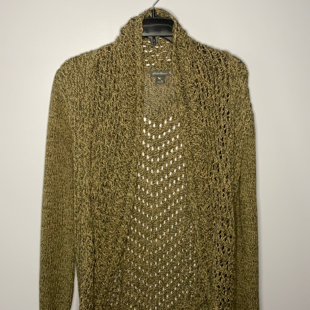 Long sleeve sweater cardigan